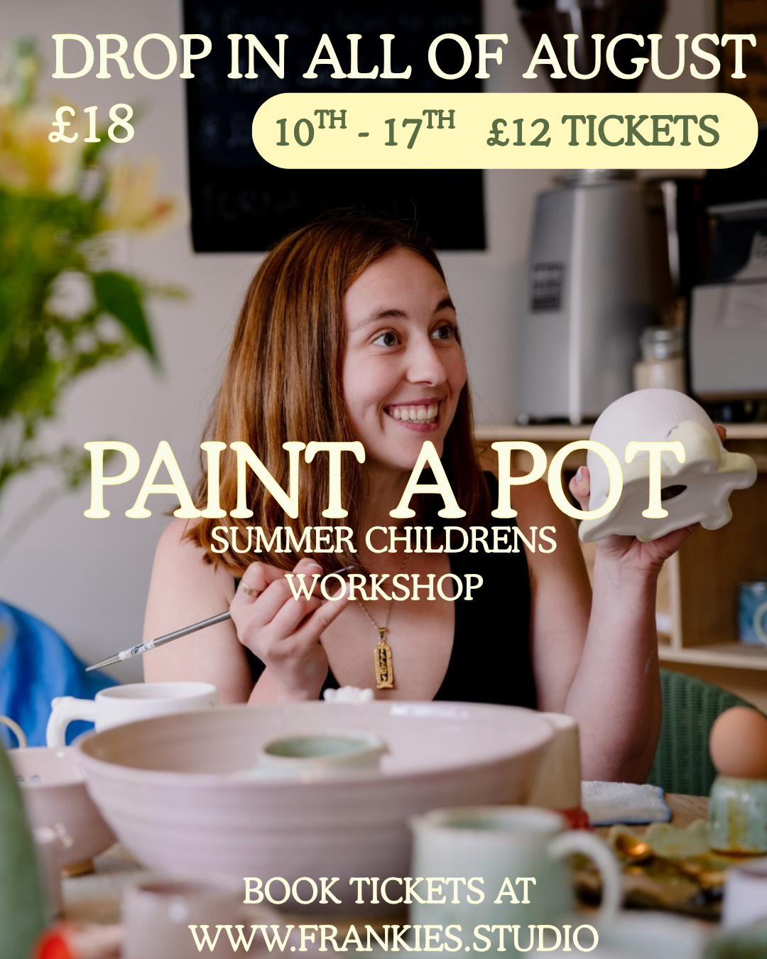 AUGUST Children's paint a pot - DROP IN