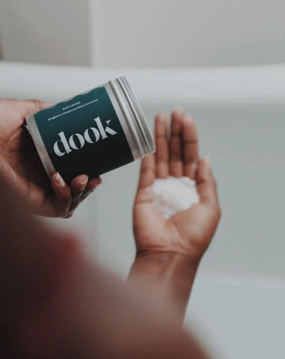 DOOK Bath Salts - Bergamot, Juniper and Rose Geranium - Tin 200g