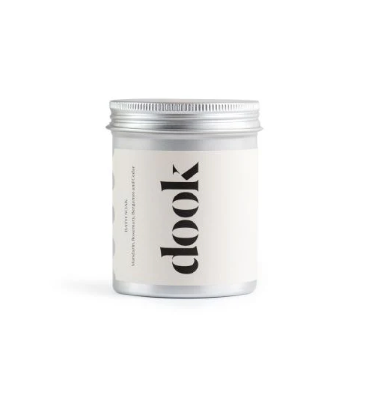 DOOK Bath Salts - Mandarin, Bergamot, Rosemary and Cedar - Tin 200g
