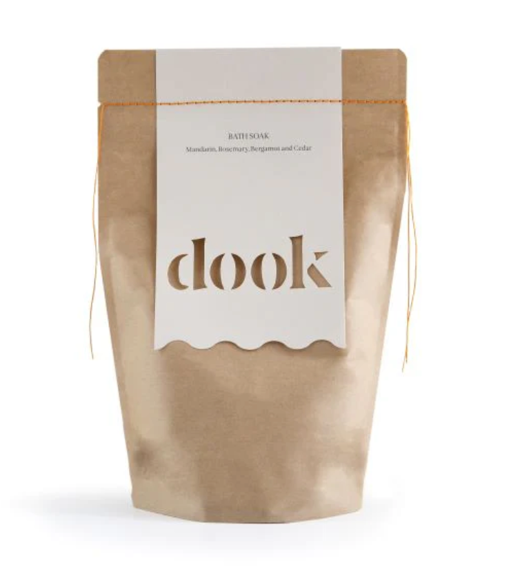 DOOK Bath Salts - Mandarin, Bergamot, Rosemary and Cedar - Bag 400g