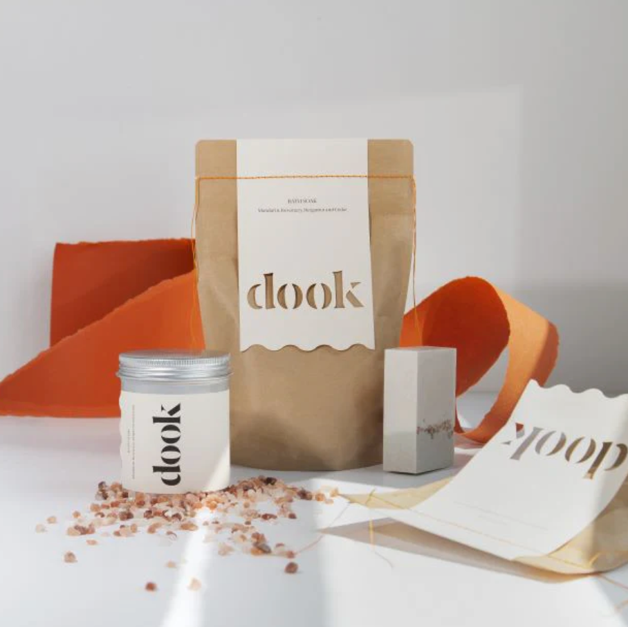 DOOK Bath Salts - Mandarin, Bergamot, Rosemary and Cedar - Bag 400g