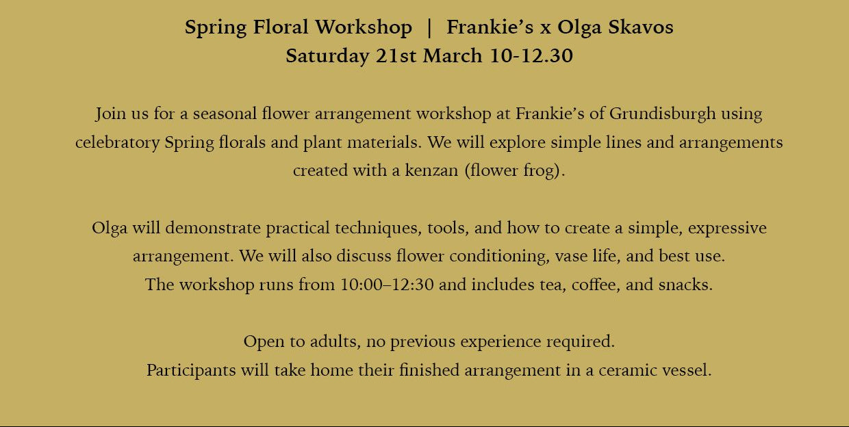 Spring Floral Workshop