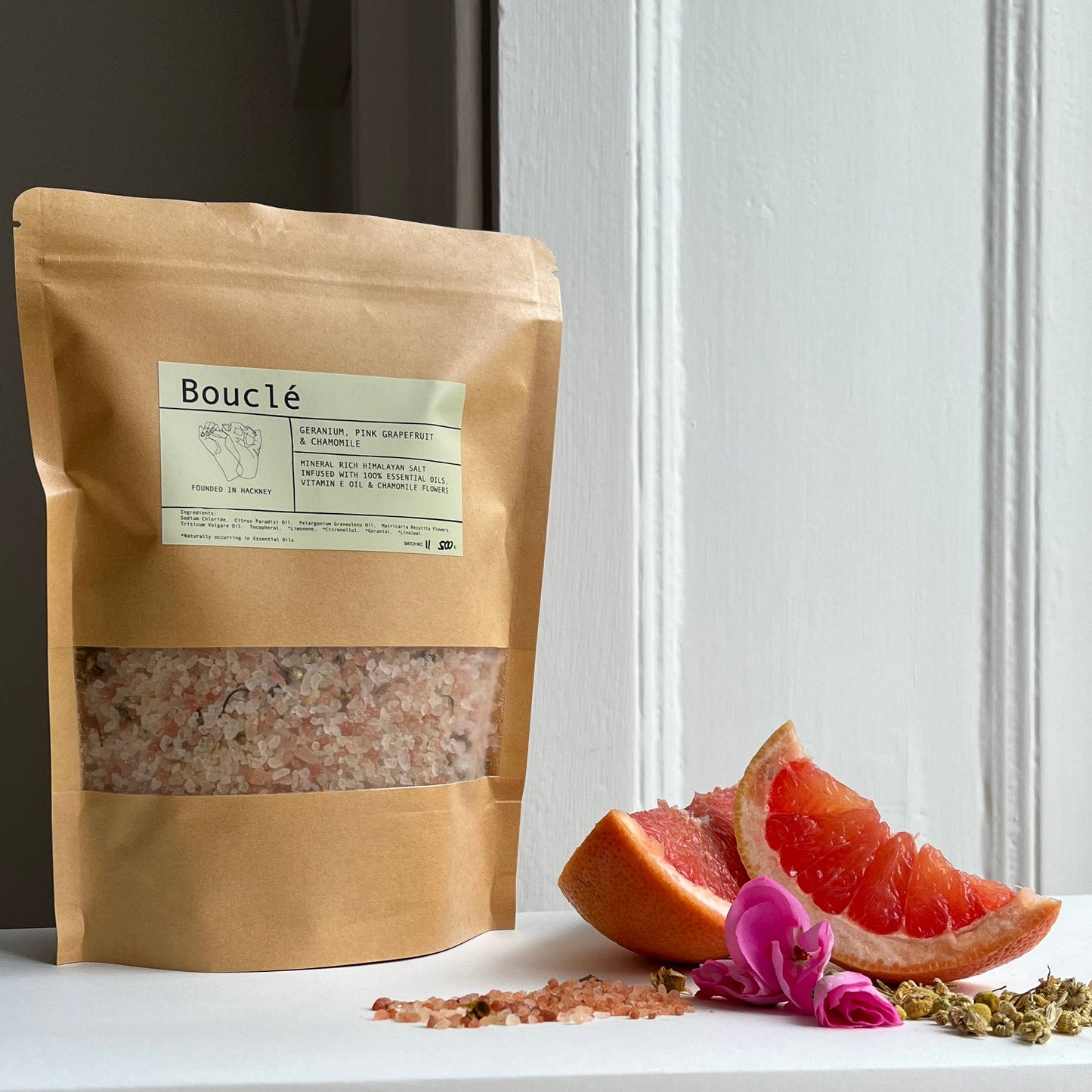 Bouclé - Geranium, Pink Grapefruit & Chamomile Botanical Bath Salts