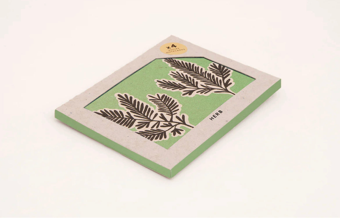 Wald Studios - Recipe Note Cards - Herb