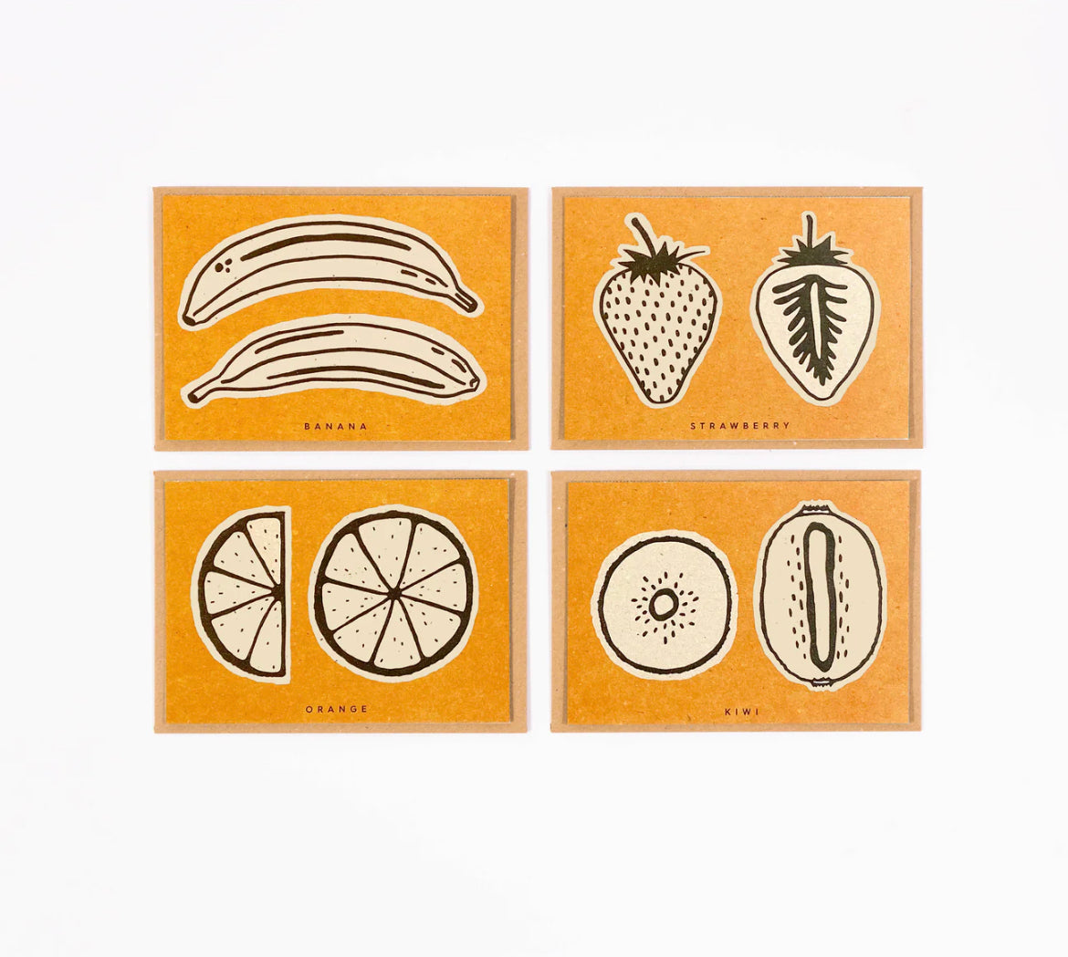 Wald Studios - Recipe Note Cards - Fruit
