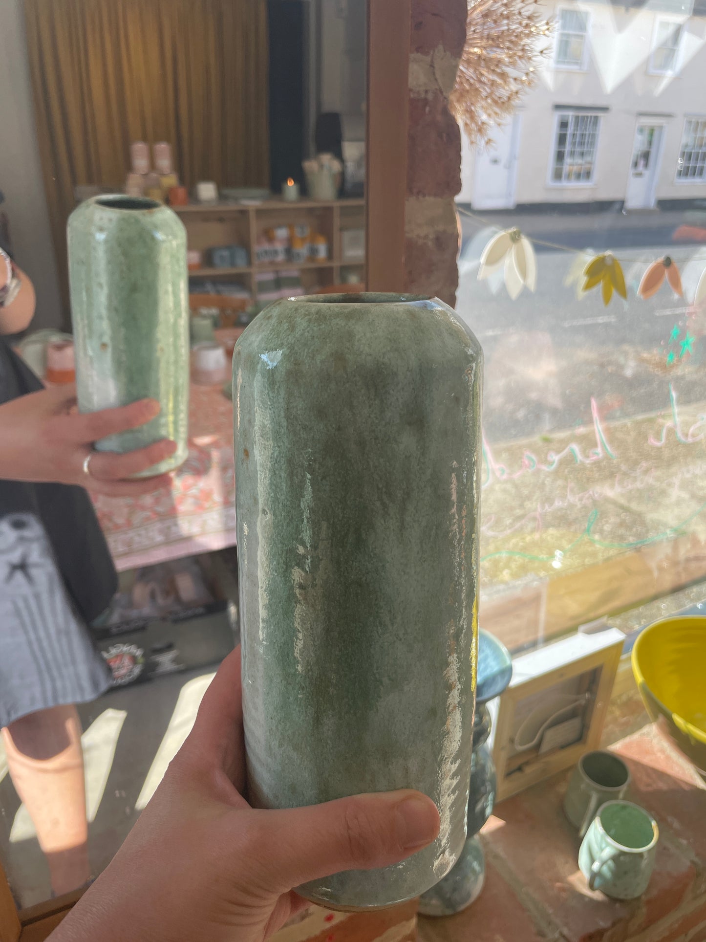 Large Tall Vase - Green