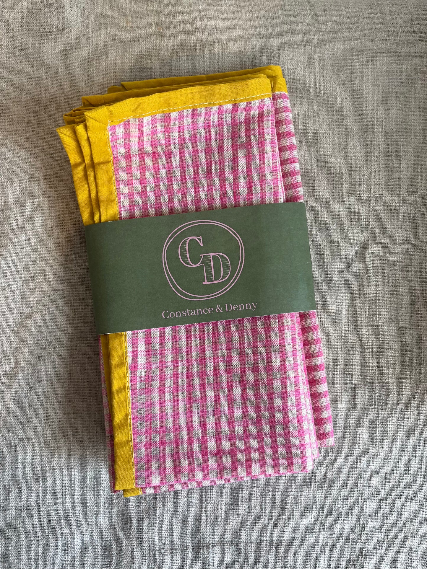 Constance & Denny - 4 Napkins
