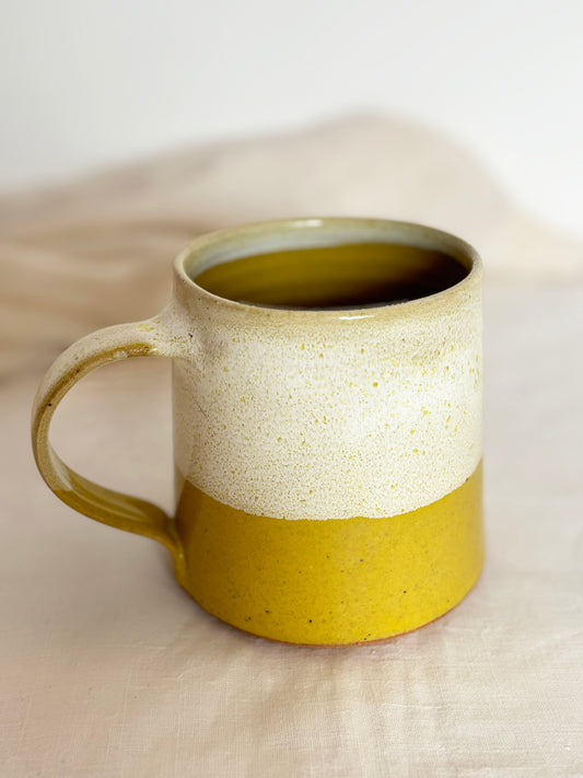 Handmade Ceramic Mug-Yellow