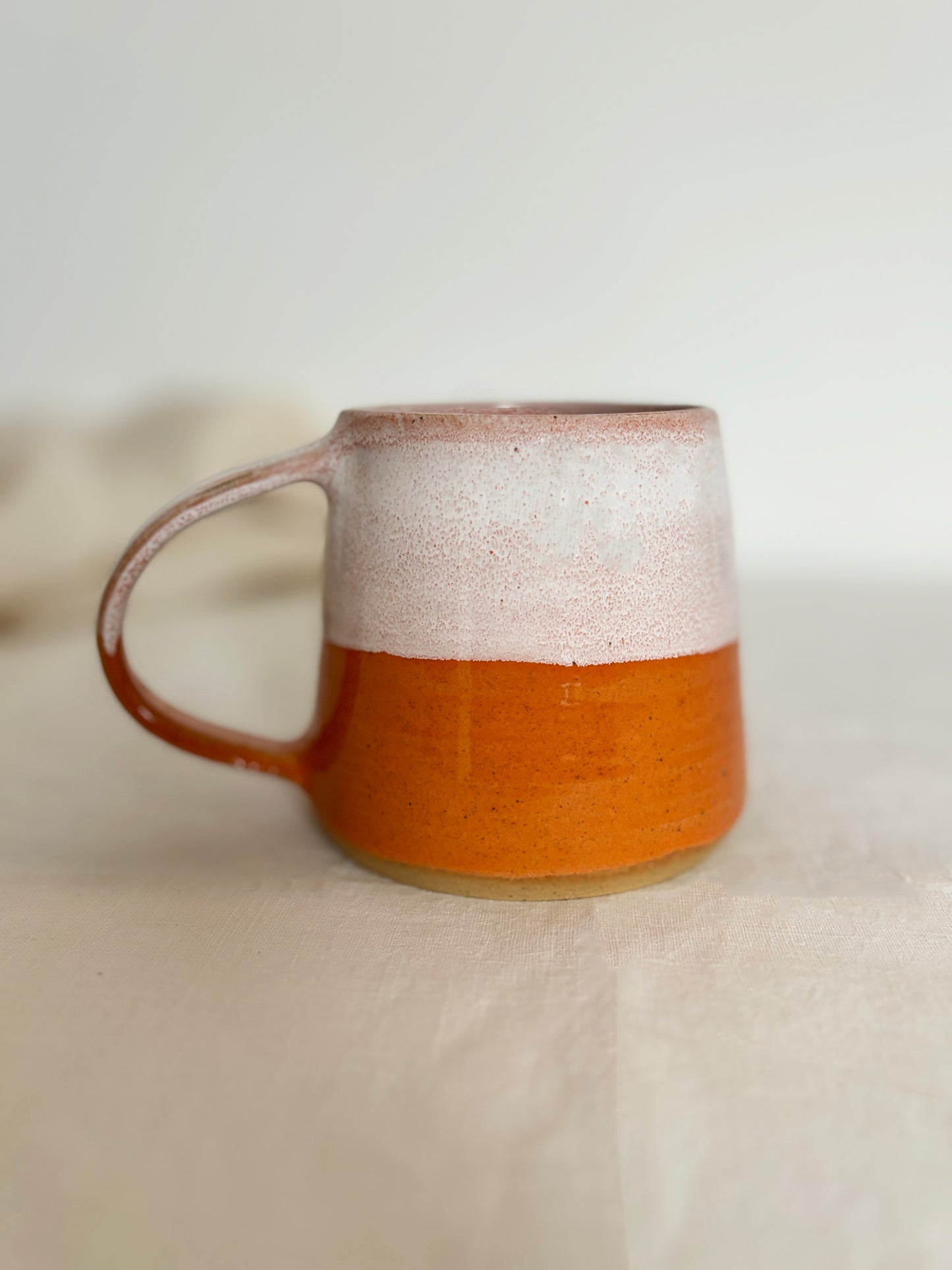 Handmade Ceramic Mug-Orange