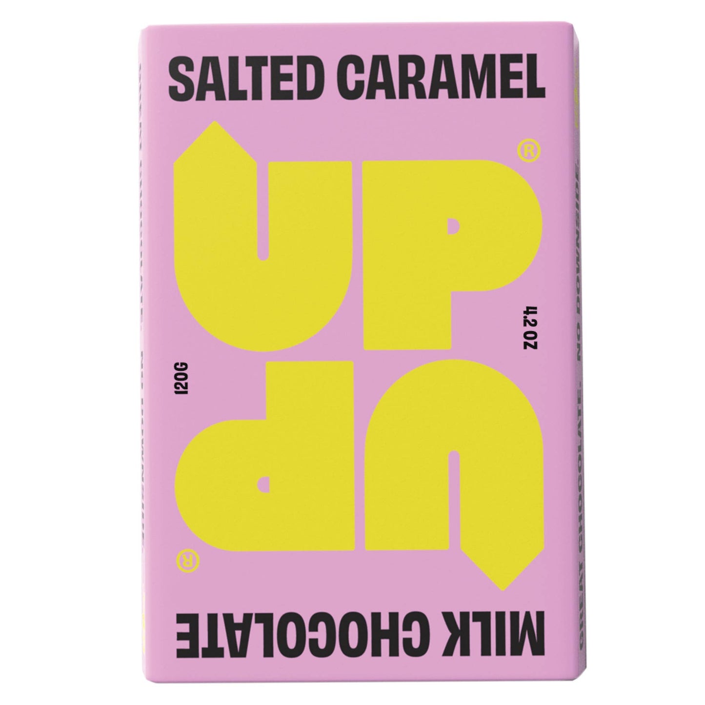 UP-UP Chocolate [No duties when shipping to US!] - Salted Caramel Milk Chocolate Bar 120G/4.2OZ