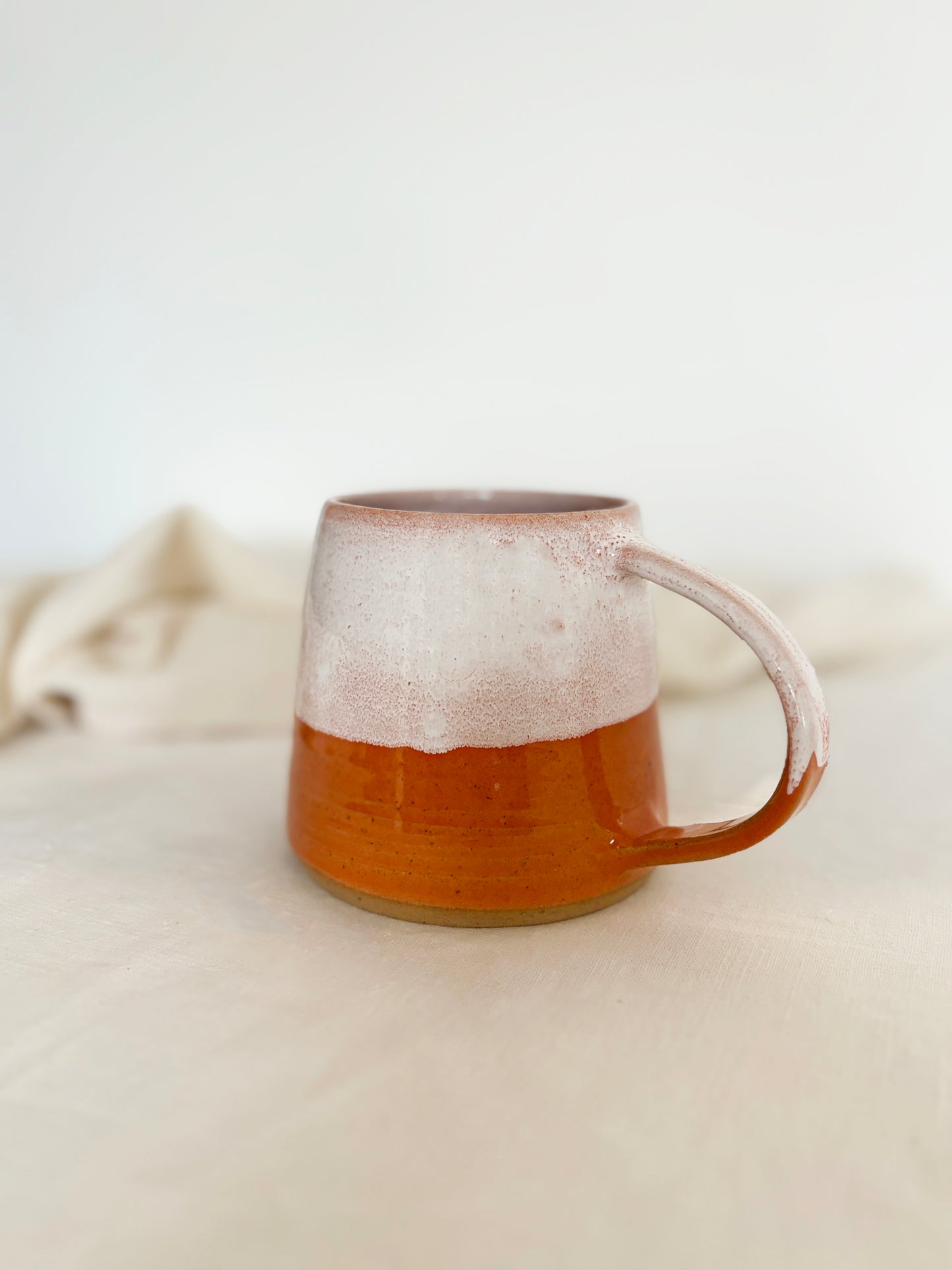 Handmade Ceramic Mug-Orange