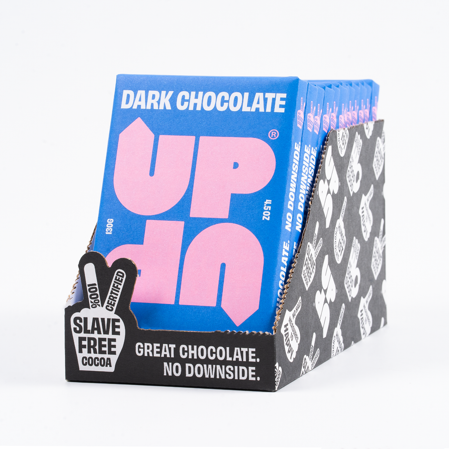 UP-UP Chocolate [No duties when shipping to US!] - Original Dark Chocolate Bar 120G/4.2OZ