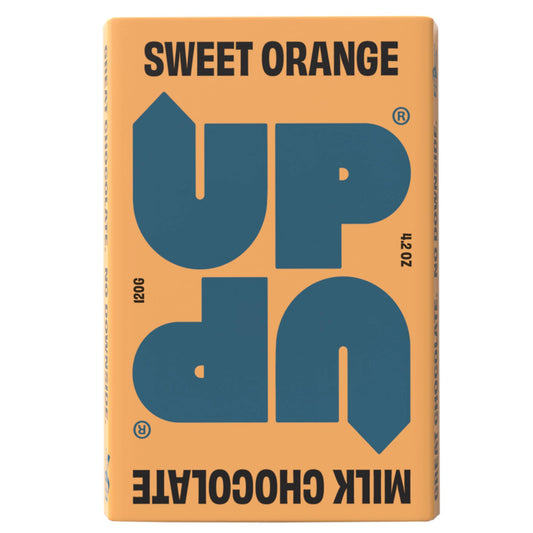 UP-UP Chocolate [No duties when shipping to US!] - Sweet Orange Milk Chocolate Bar 120G/4.2OZ