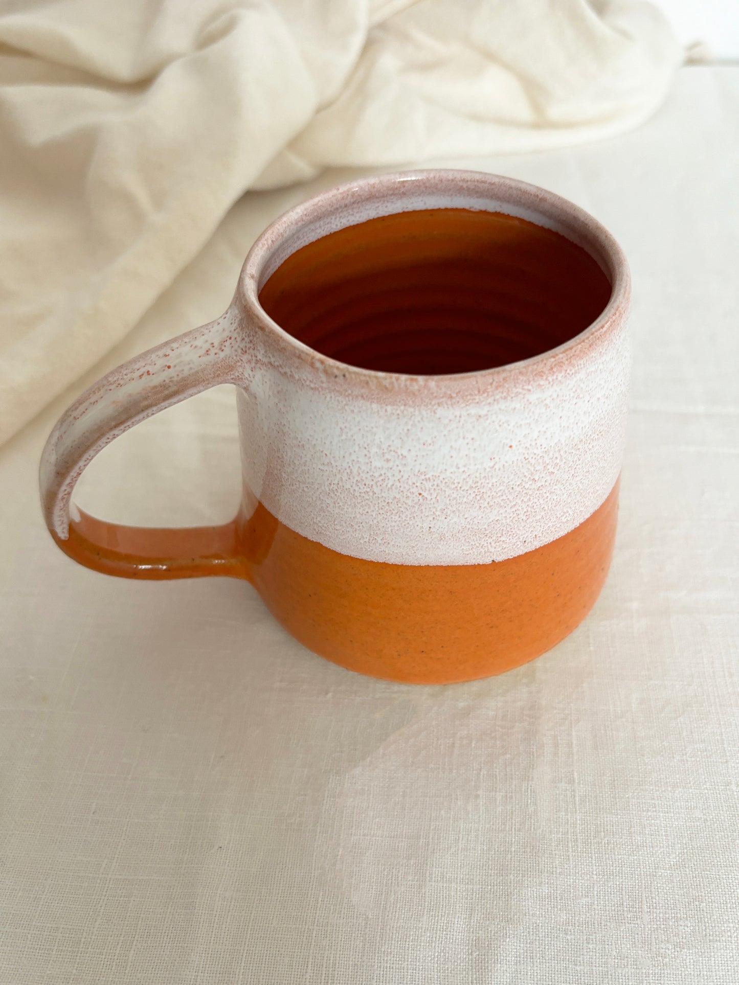 Handmade Ceramic Mug-Orange