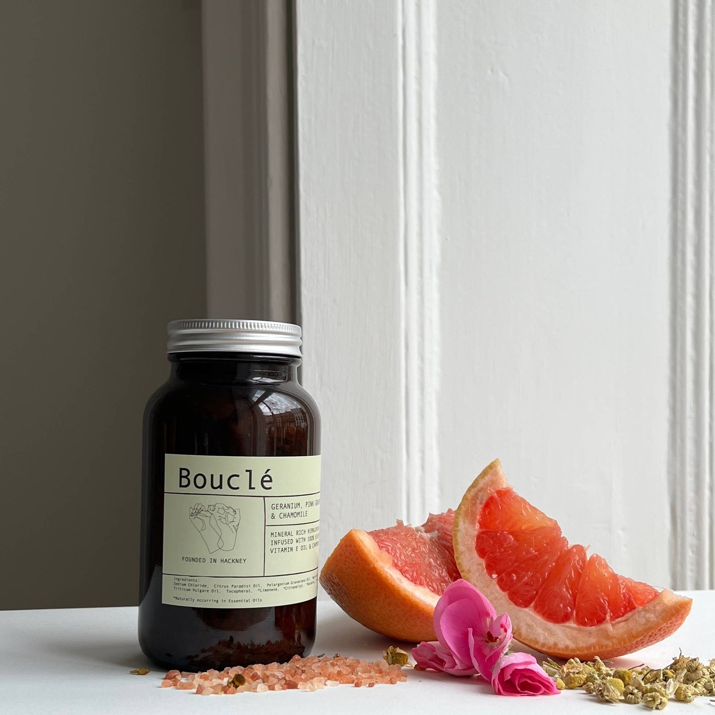 Bouclé - Geranium, Pink Grapefruit & Chamomile Botanical Bath Salts