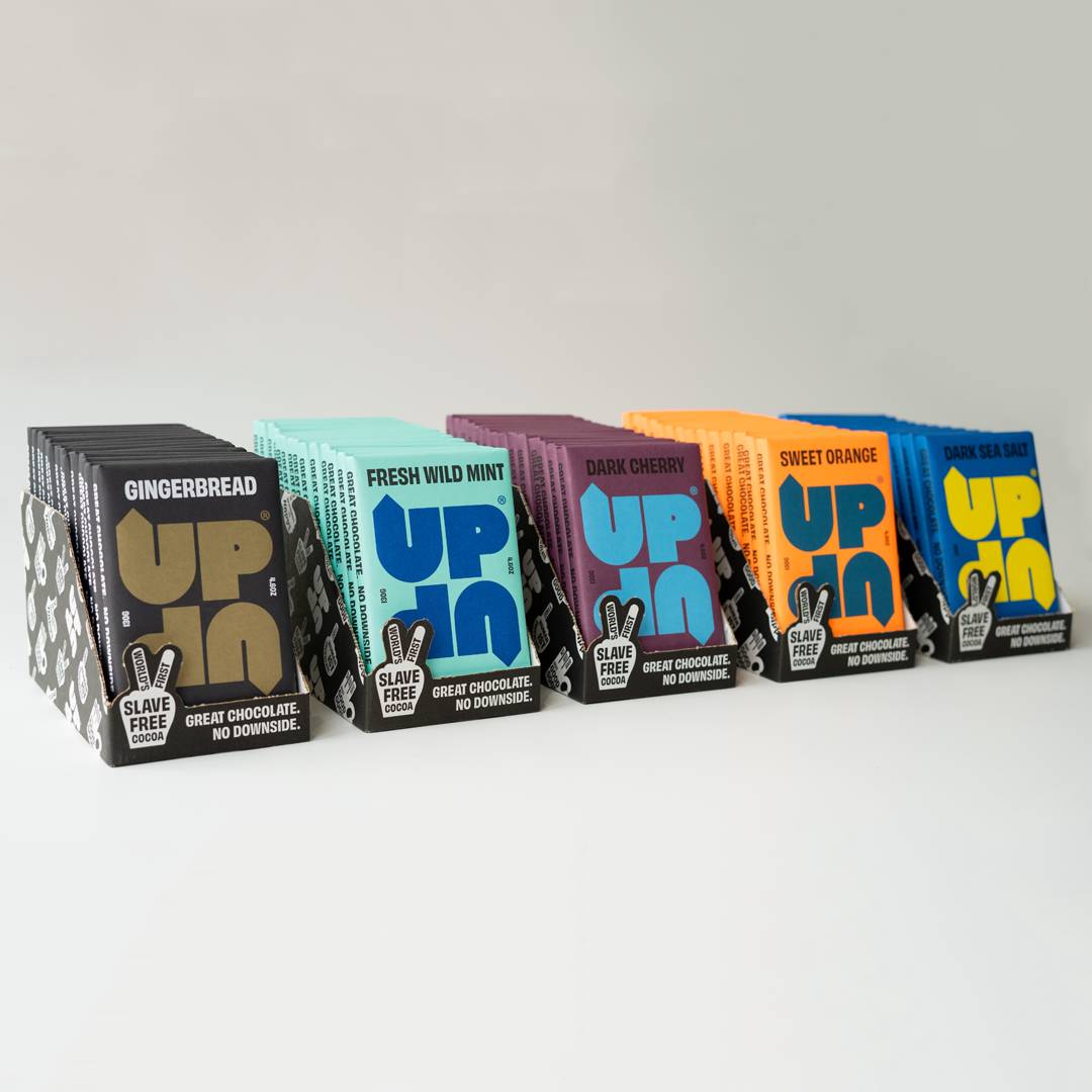 UP-UP Chocolate [No duties when shipping to US!] - Sweet Orange Milk Chocolate Bar 120G/4.2OZ