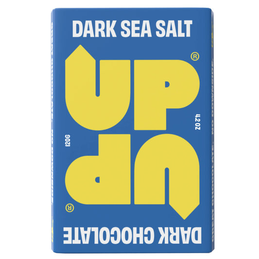 UP-UP Chocolate [No duties when shipping to US!] - Sea Salt Dark Chocolate Bar 120G/4.2OZ