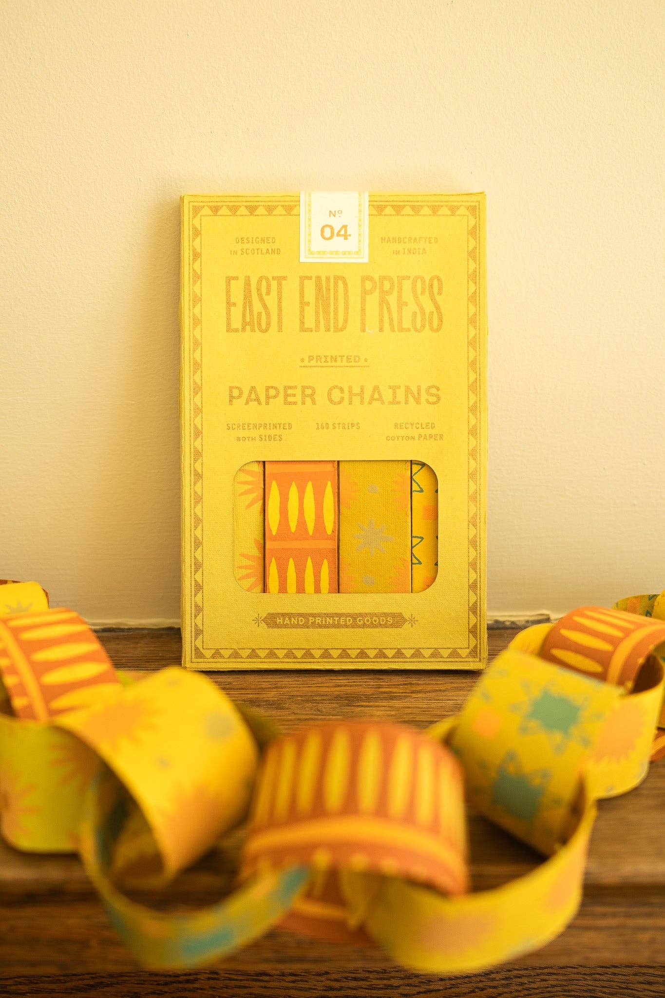 East End Press - Yellow and Green Paper Chain Kit