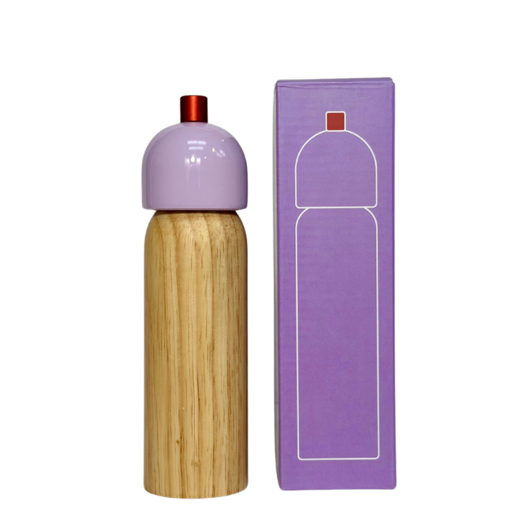 MÆGEN - Salt & Pepper Grinder - Lilac & Red