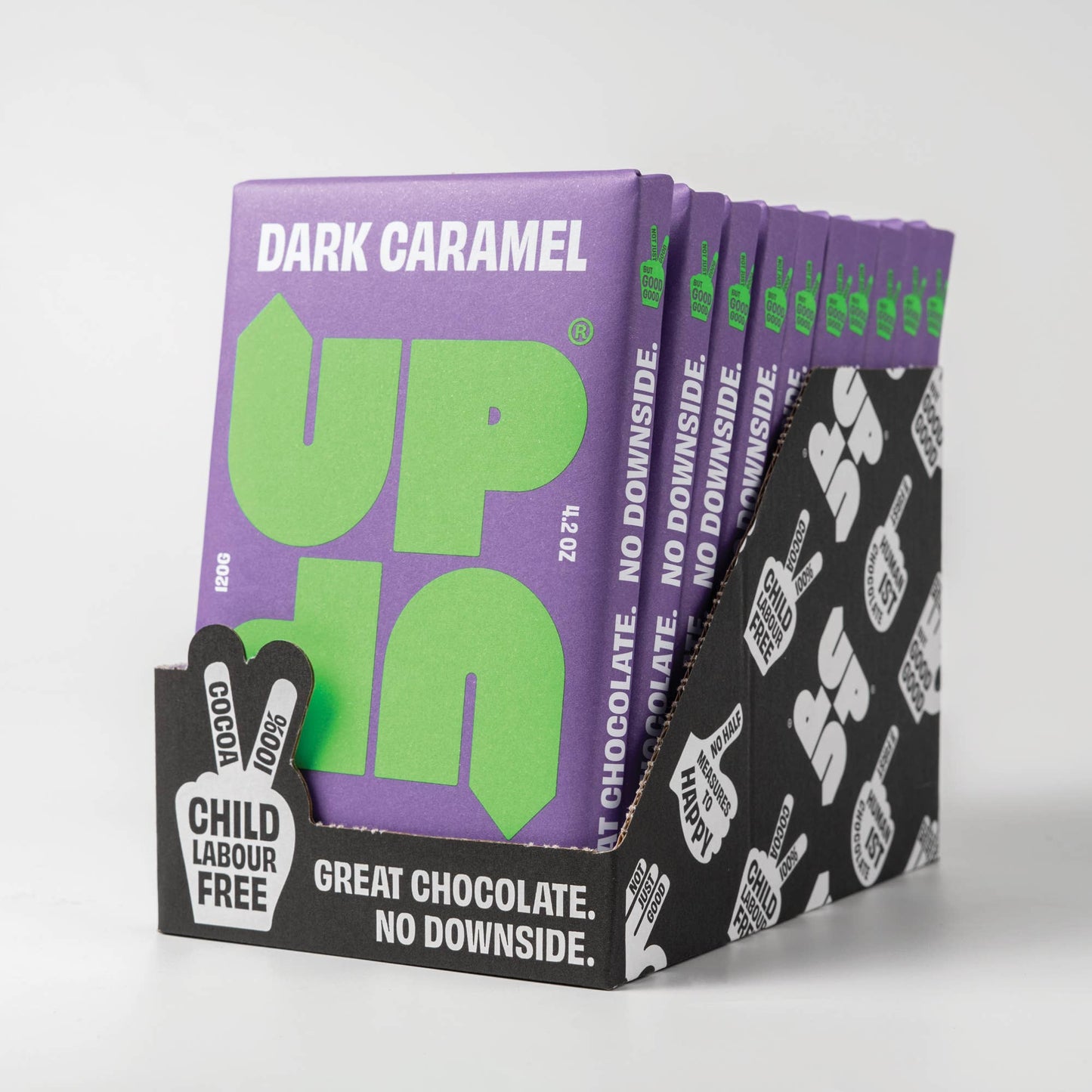 UP-UP Chocolate [No duties when shipping to US!] - Dark Caramel Chocolate 120G/4.2OZ