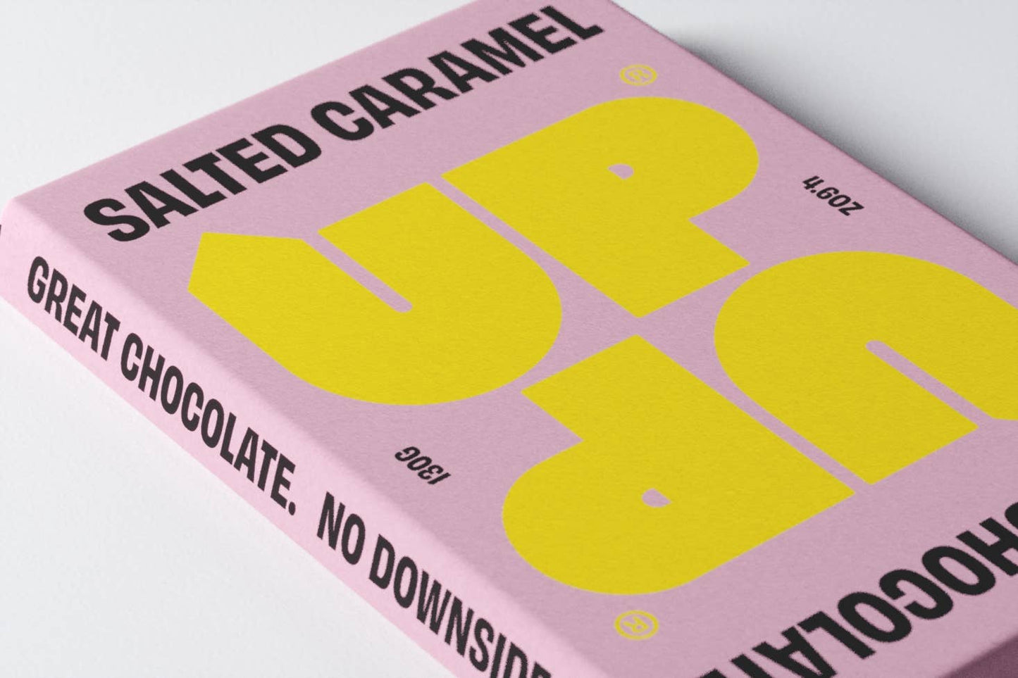 UP-UP Chocolate [No duties when shipping to US!] - Salted Caramel Milk Chocolate Bar 120G/4.2OZ