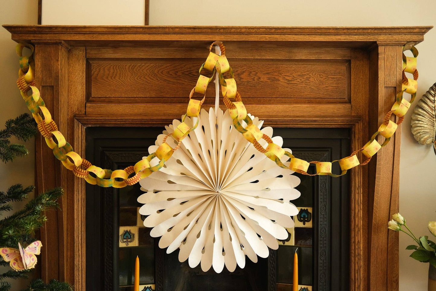East End Press - Yellow and Green Paper Chain Kit