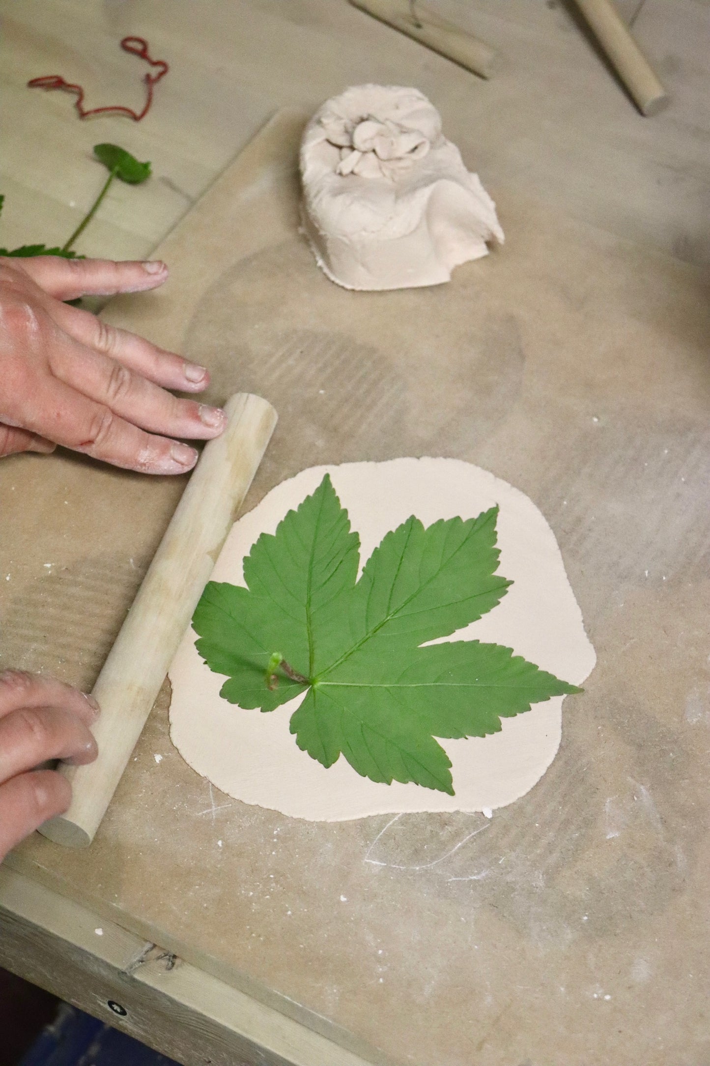 Adult Clay leaf workshop 