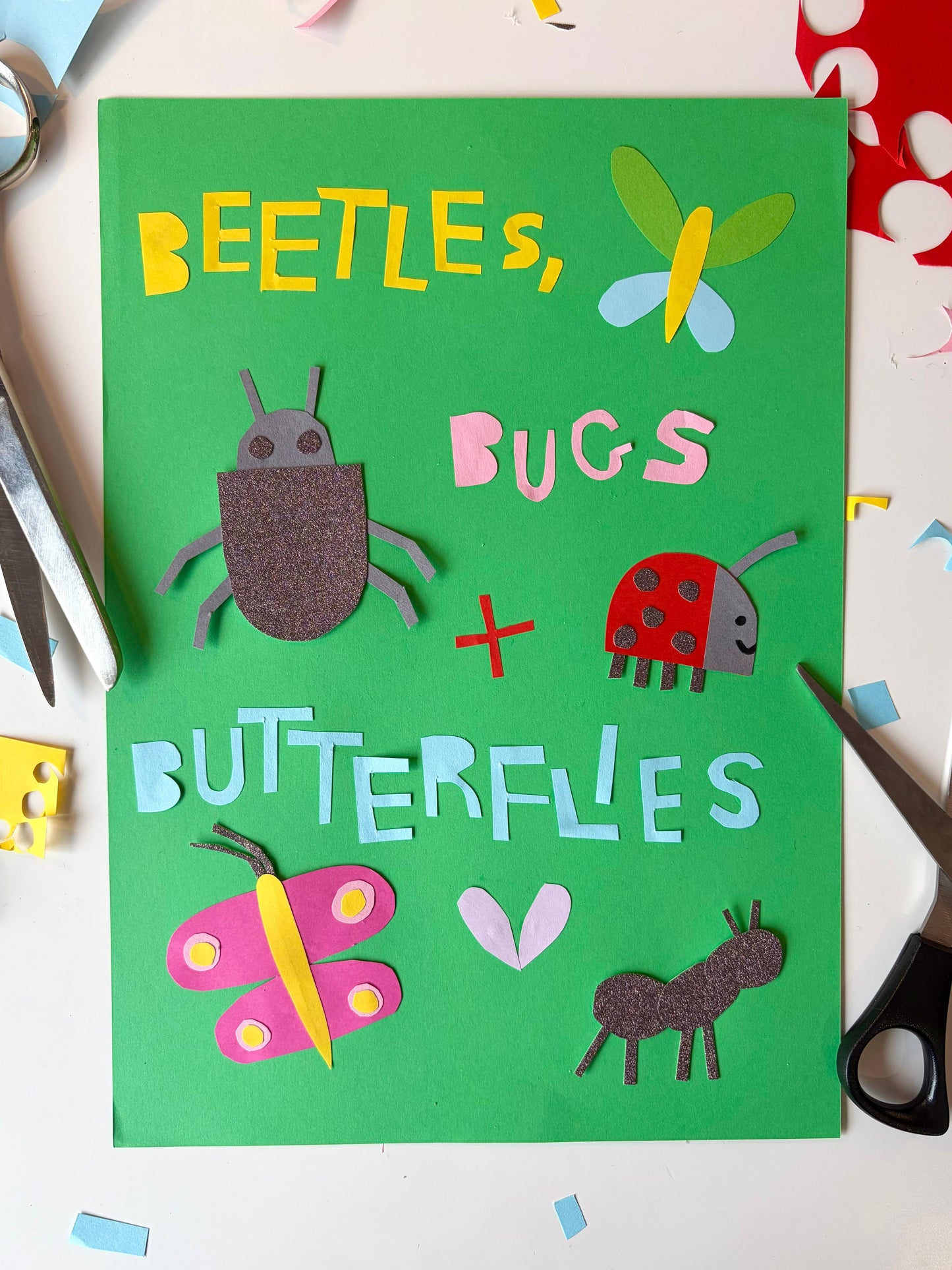 CHILDREN'S wildlife collage workshop
