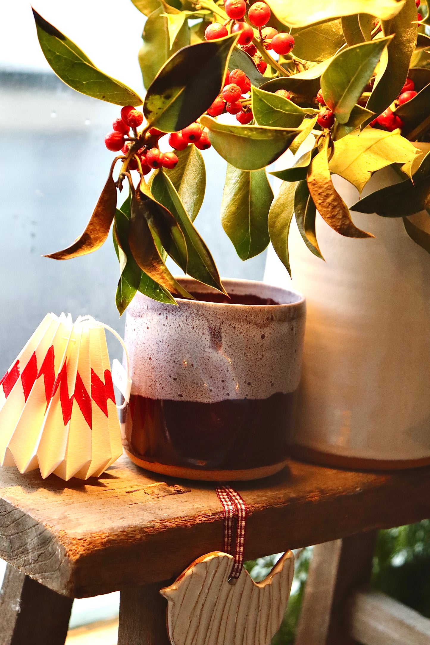 Pinch cup  - Christmas colours