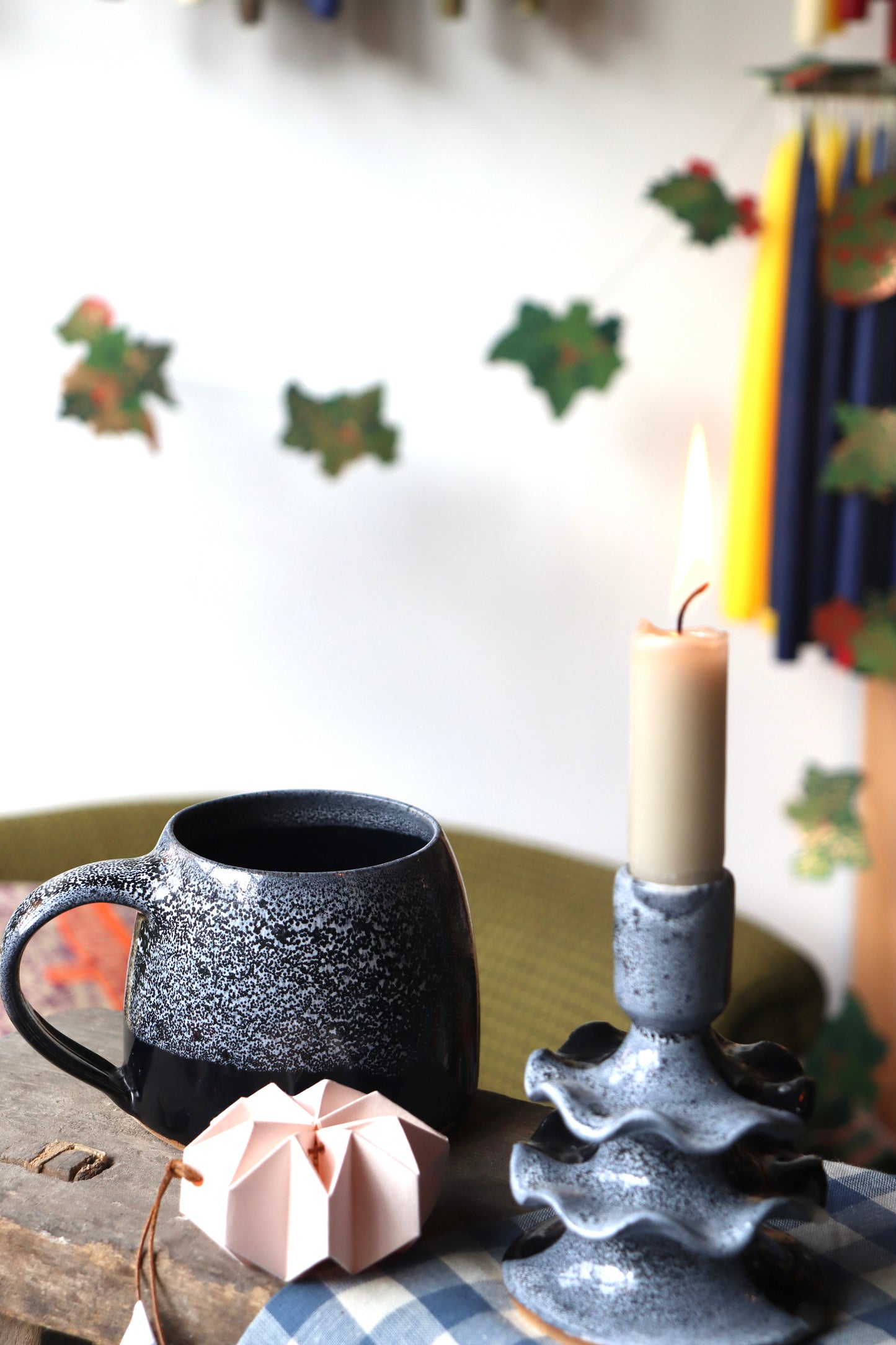 Ceramic Mug  - Christmas colour