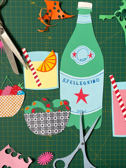 Sip & Snip - Collage Workshop