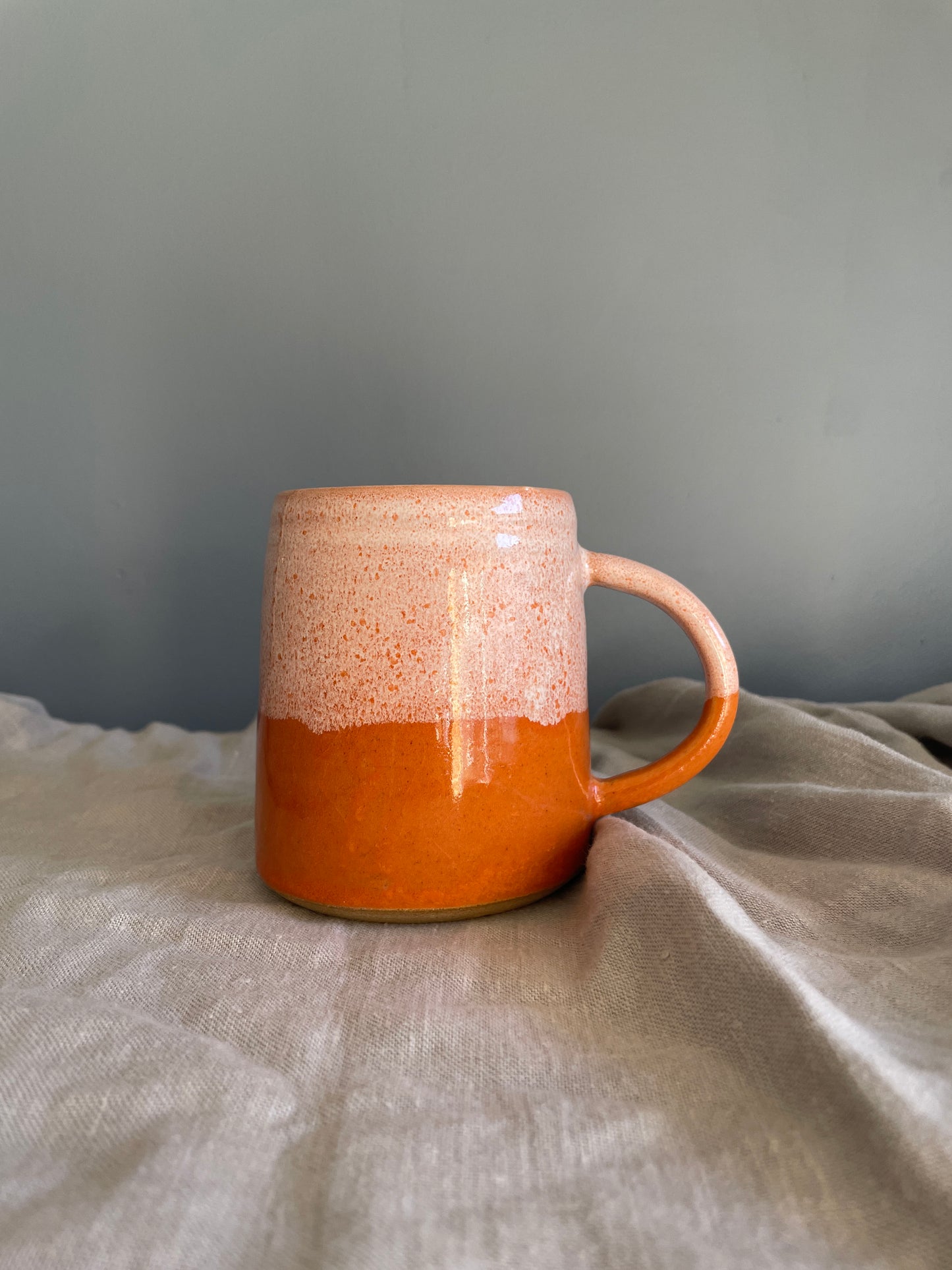 Handmade Ceramic Mug-Orange