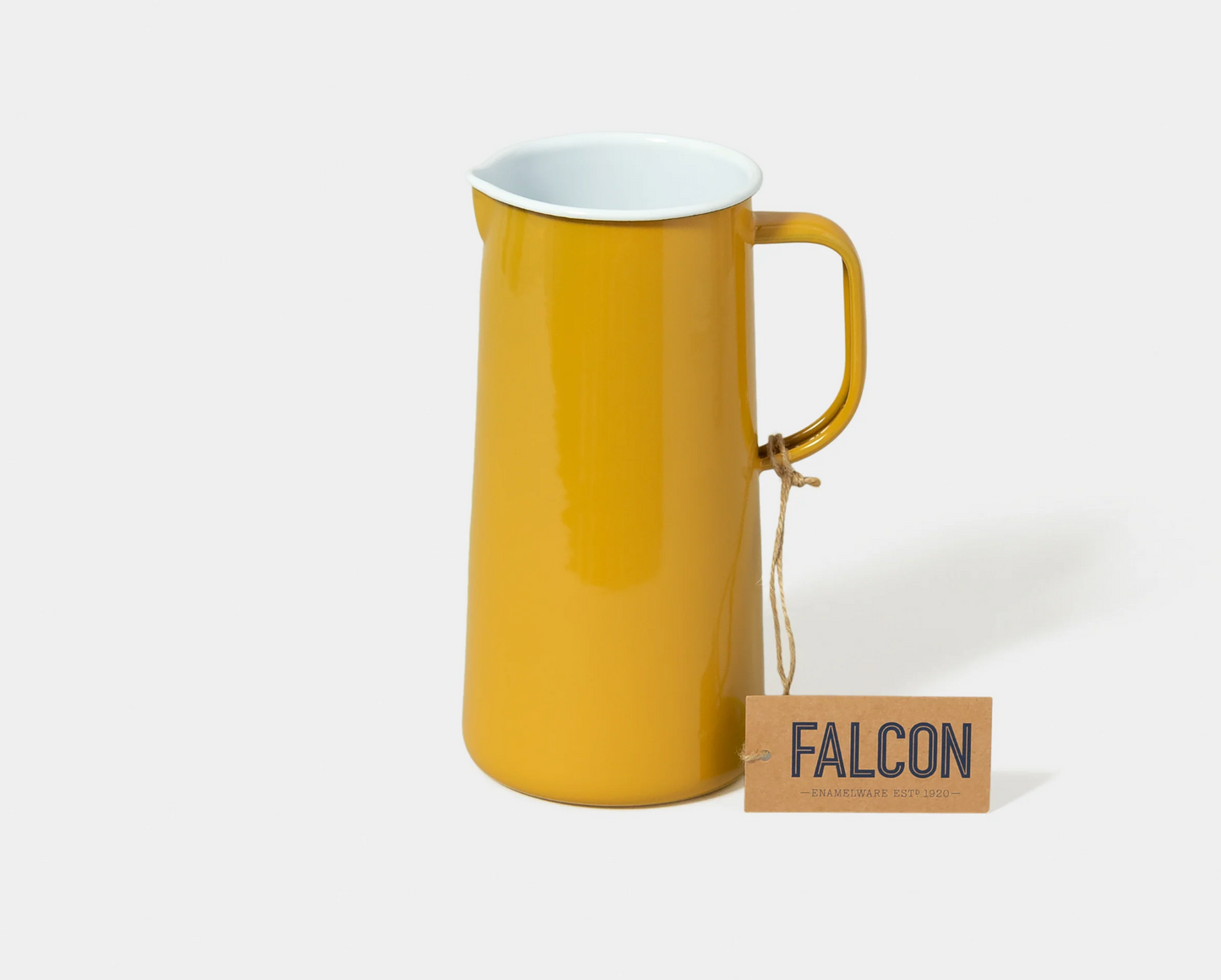 Falcon Enamelware - 3 pint Jug-Mustard Yellow