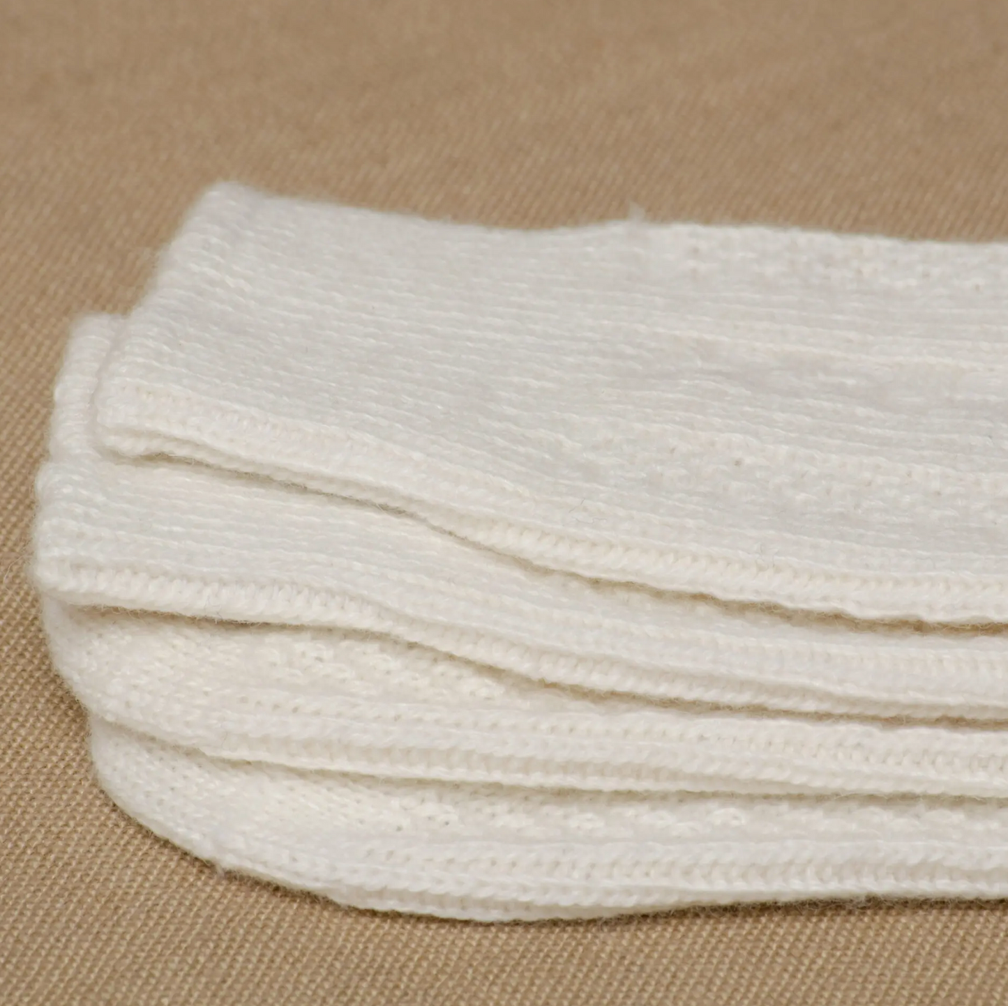 Merino Wool Socks -UK 3-6- Cream