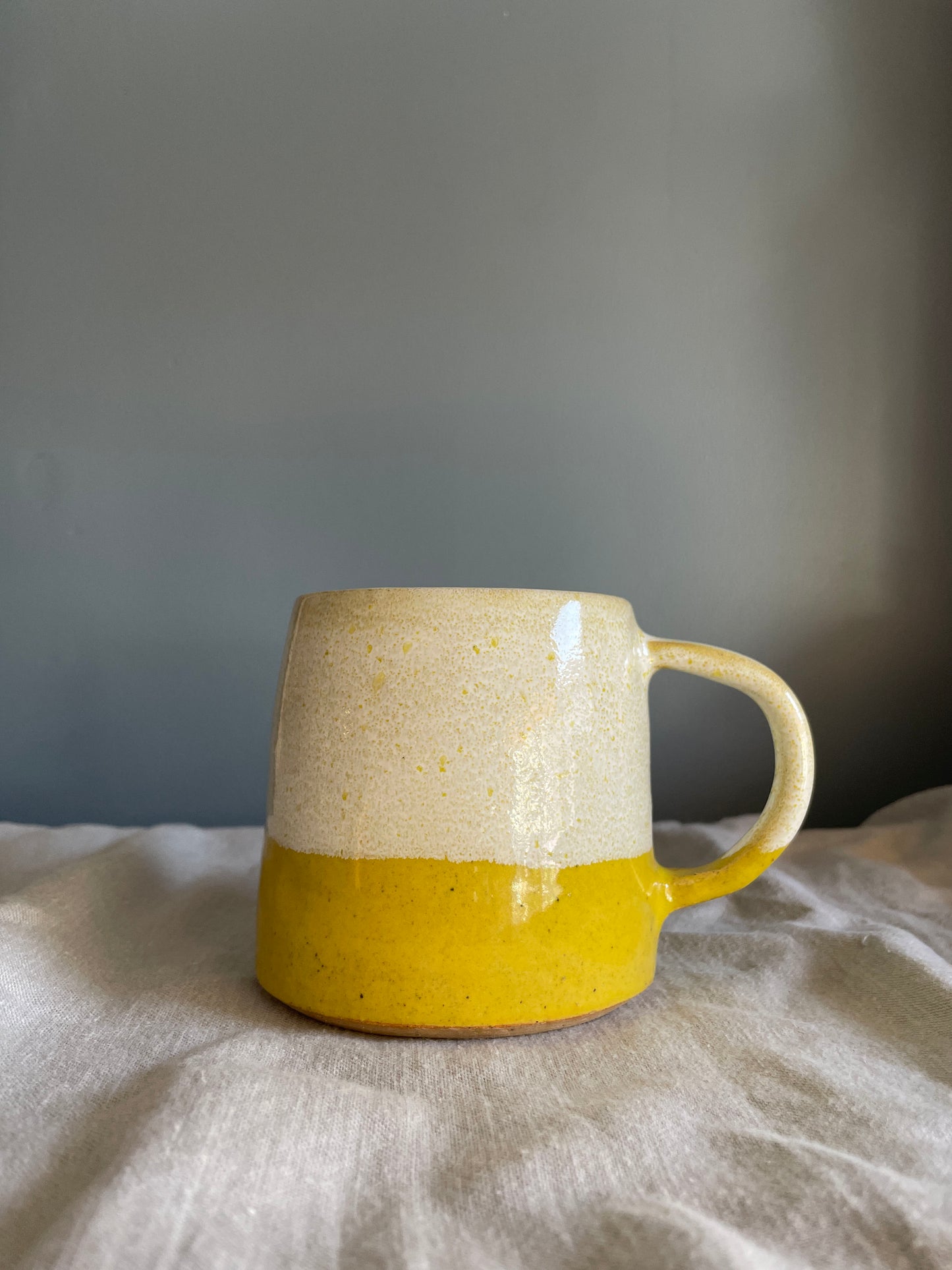 Handmade Ceramic Mug-Yellow