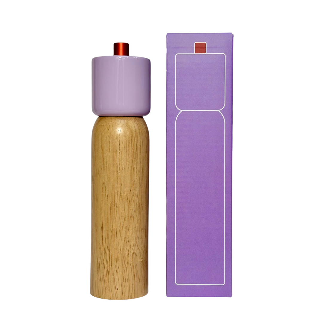 MÆGEN - Salt & Pepper Grinder - Lilac & Red