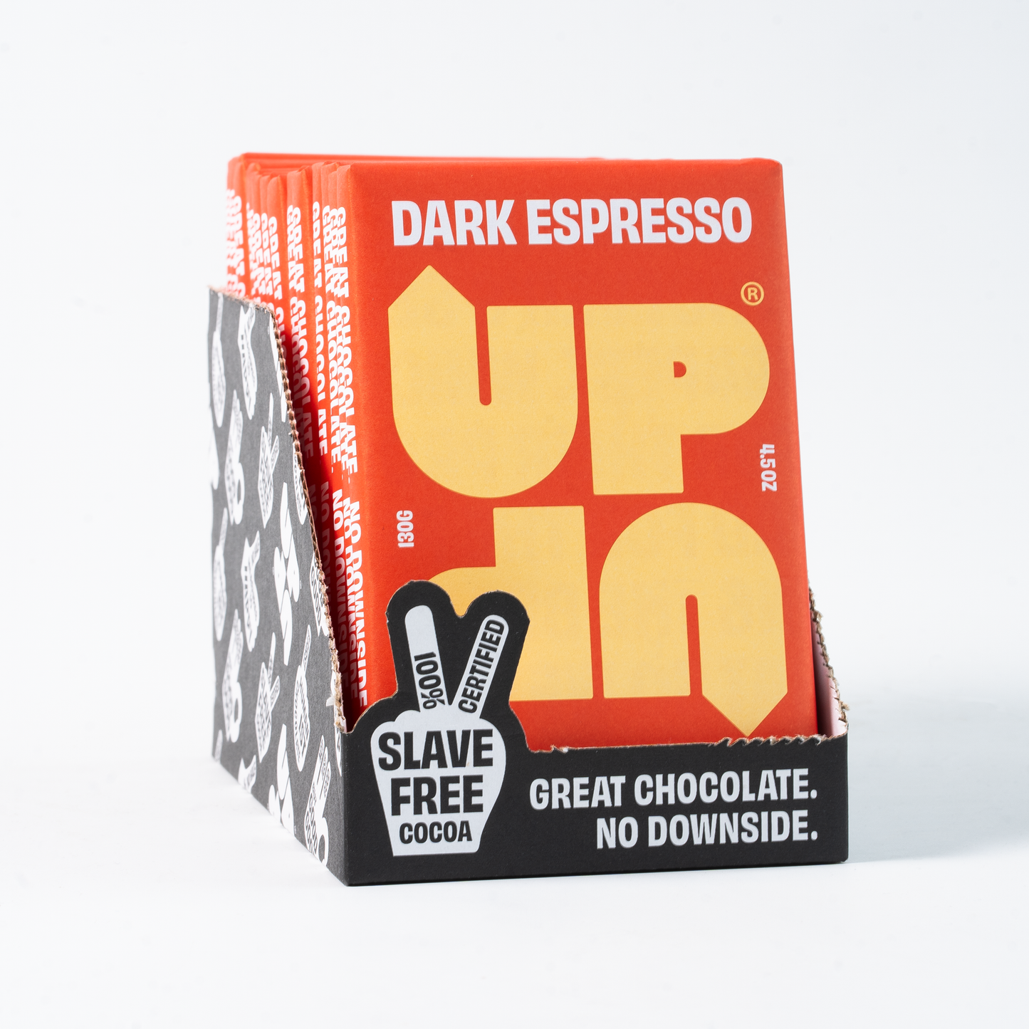 UP-UP Chocolate [No duties when shipping to US!] - Espresso Dark Chocolate 120G/4.2oz