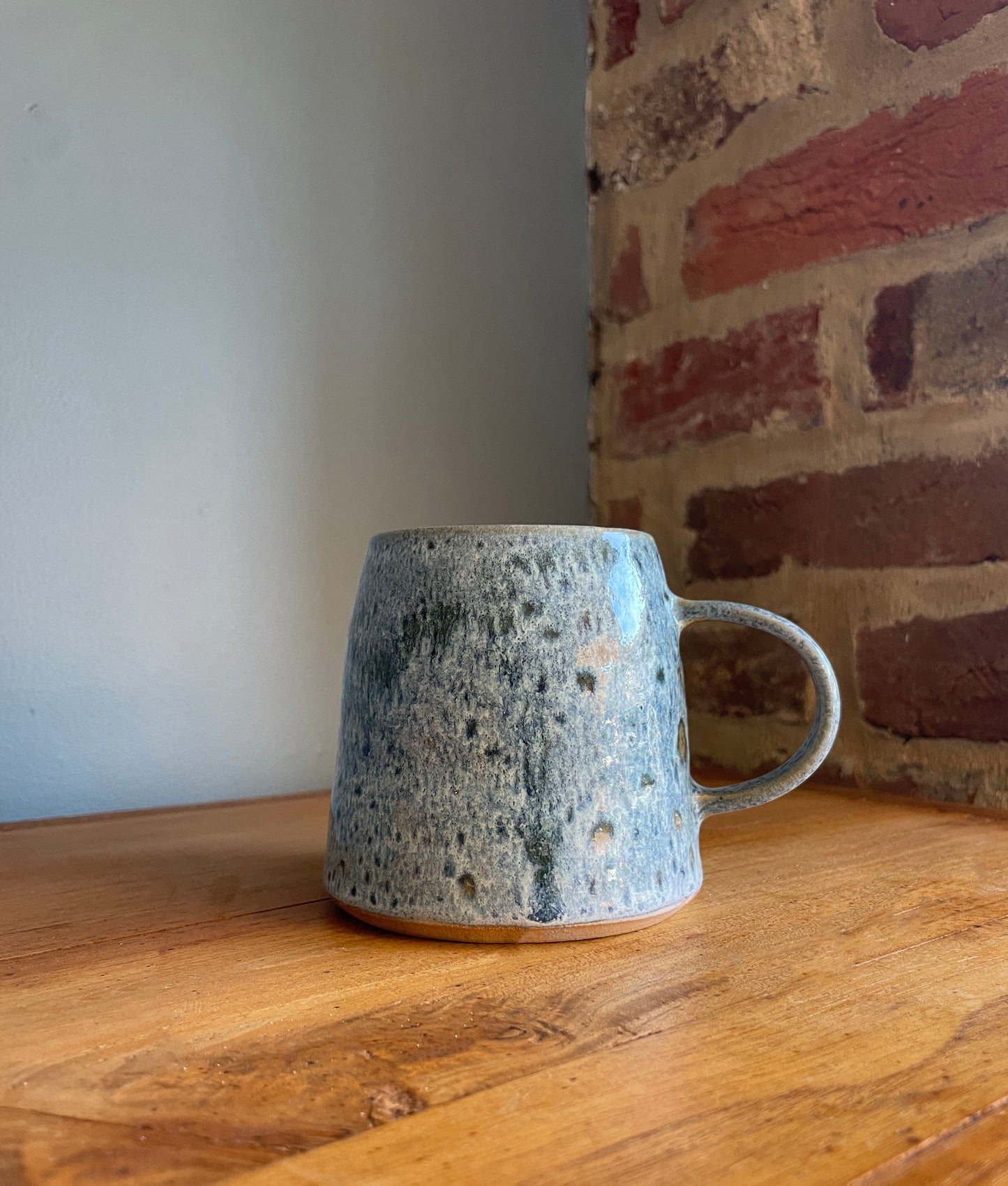 Handmade Ceramic Mug-Blue