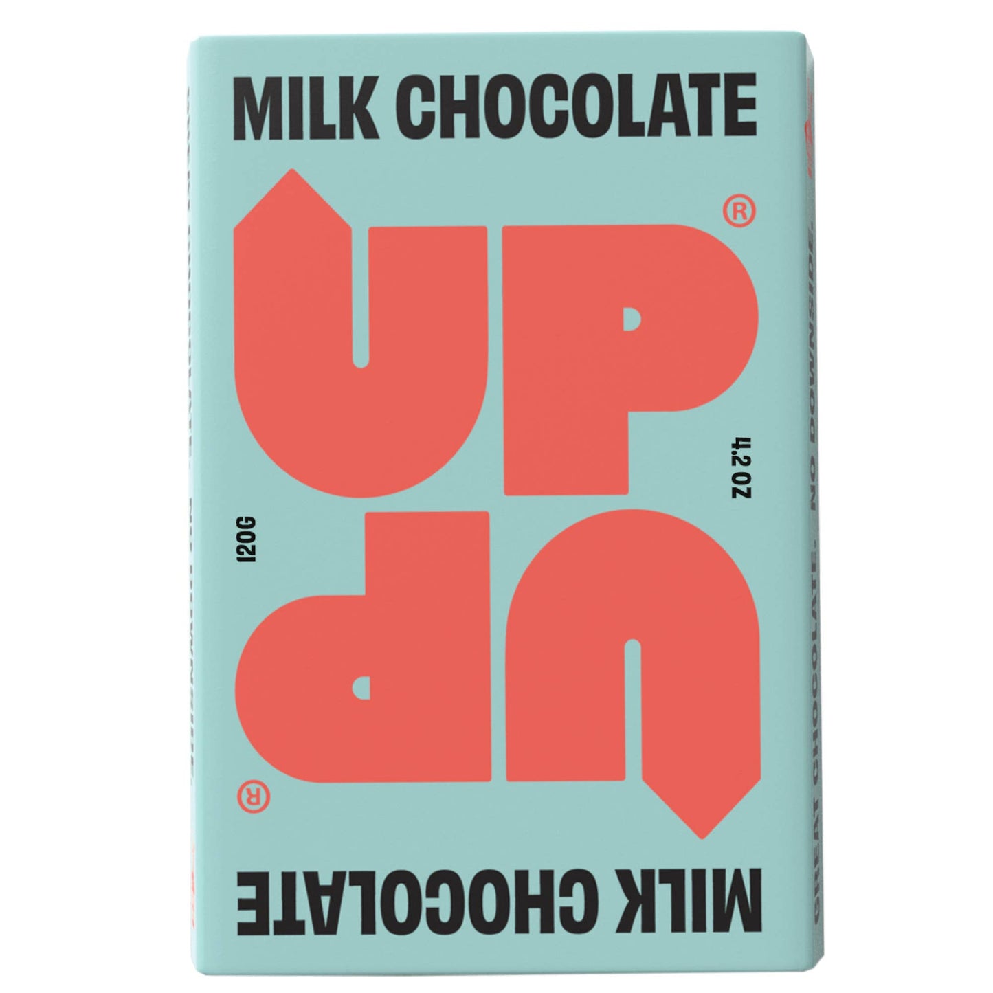 UP-UP Chocolate [No duties when shipping to US!] - Original Milk Chocolate Bar 120G/4.2OZ
