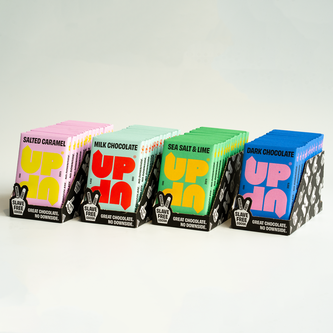 UP-UP Chocolate [No duties when shipping to US!] - Original Dark Chocolate Bar 120G/4.2OZ