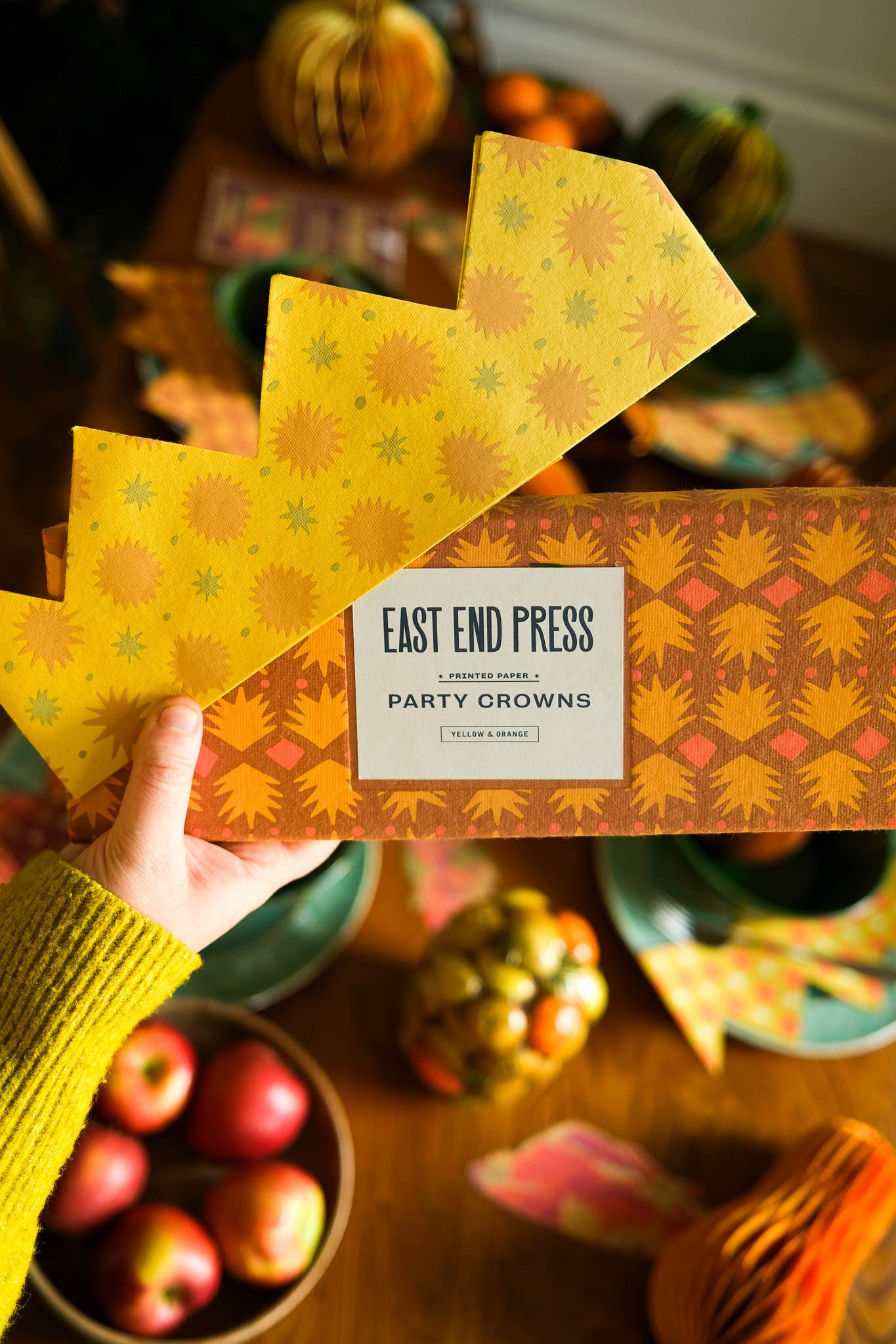 East End Press - Yellow Paper Crowns