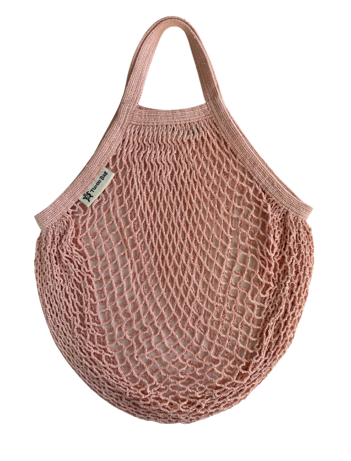 Turtle Bags - Organic Short Handled String Bag - Pink
