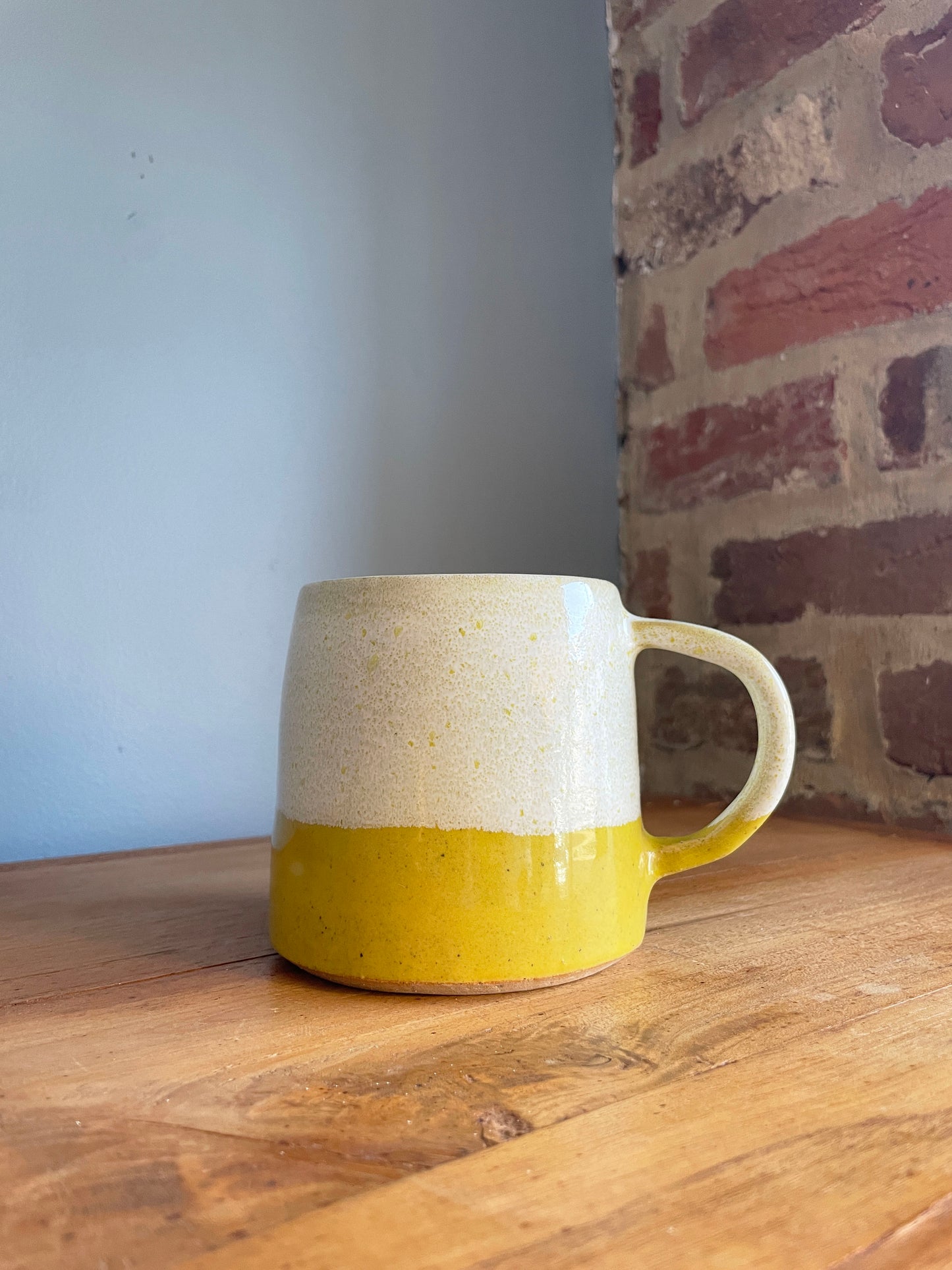 Handmade Ceramic Mug-Yellow